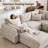 Doyle 6 Seats Upholstered Sectional Sofa Modern Corner Couch With Ottoman-1543488050