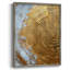 Série ABSTRACT Cxxxix, reproduction encadrée - bois massif-776296834