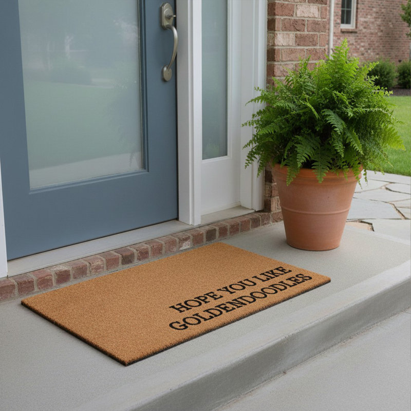 Hope You Like Goldendoodles Doormat, 24"x36", 24" x 36", Goldendoodles