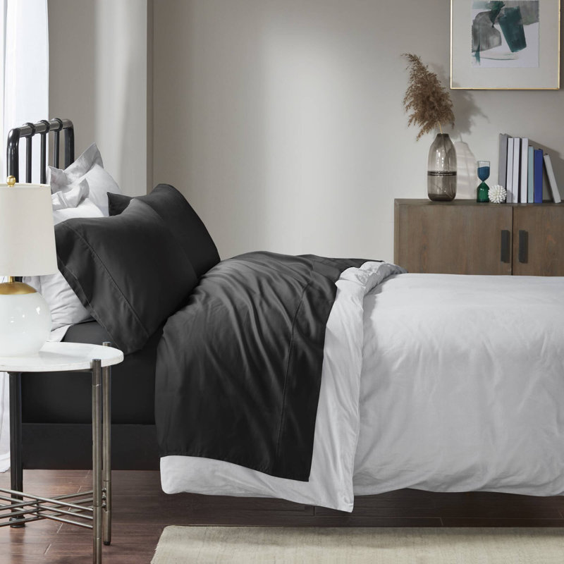 Black Queen 1500 Thread Count Cotton Blend Sheet Set