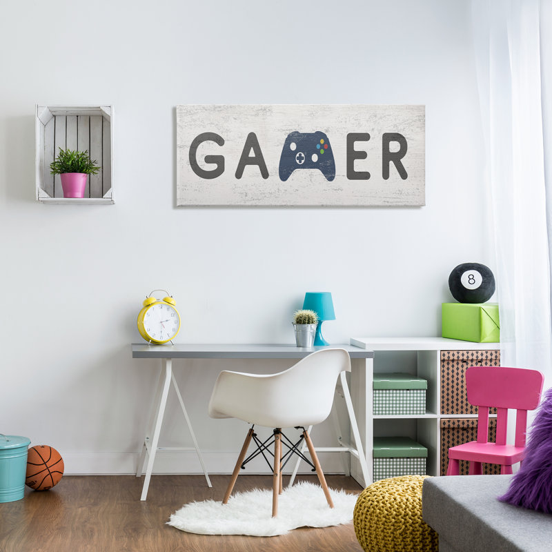 Gamer, H 20 po x l 48 po x P 1,5 po, Toile tendue