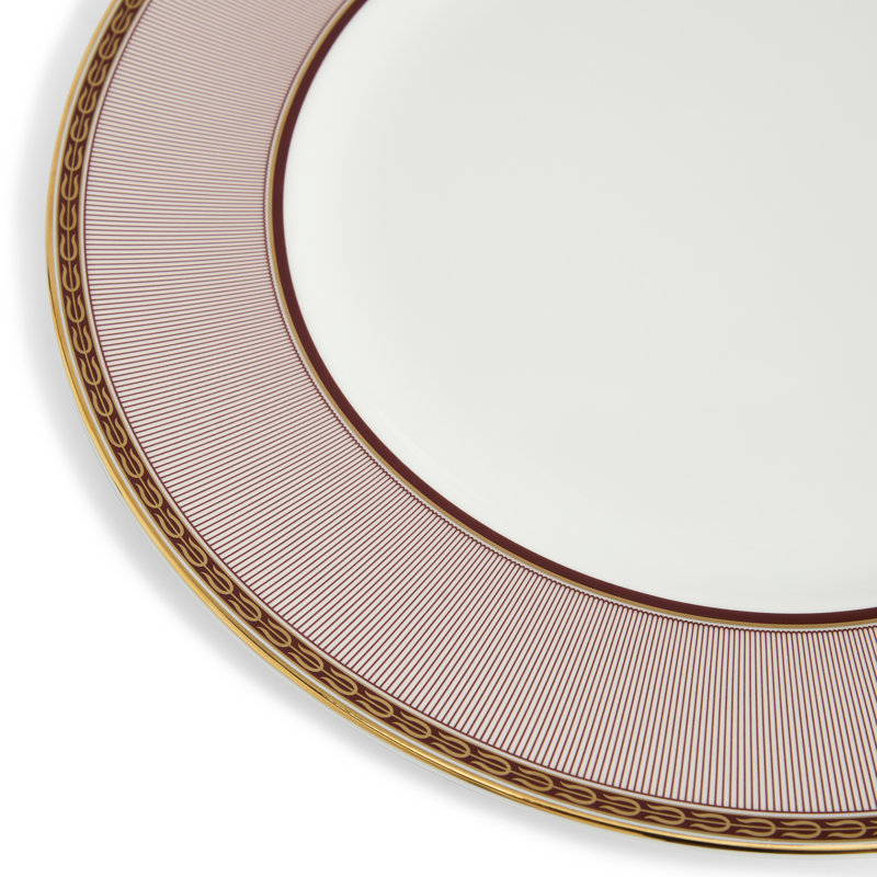 Red Splendour Bone China Dinner Plate