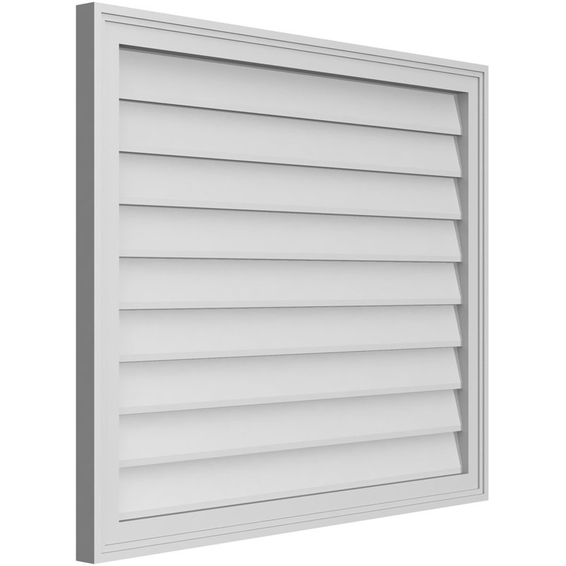 Cadre en brique, brun clair apprêté, H 30 po x l 36 po x P 1,5 po