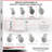 Service Caster Brand Replacement Casters for Magliner Casters