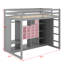 Lit mezzanine simple en bois avec garde-robe, tablettes et armoire-501571877-501571876