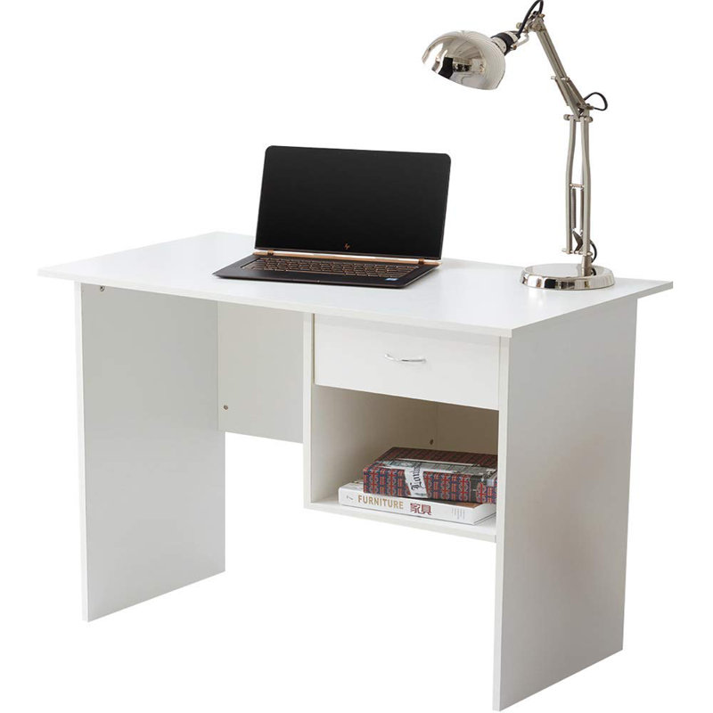 Asman Computer Desk, White