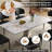 71" Rectangular Dining Table For 6 People
