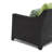 Fionnula 96" Wide Wicker Patio Sofa With Sunbrella Cushion Covers-929289008