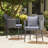 Hiro Wicker Outdoor Dining Armchair with Cushion-23230589