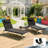 Outdoor Lounge Chair Cushion Set,Foldable Cushion Set Of 2(Only Cushion)-1614029502