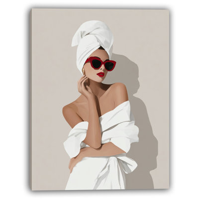 «Golden Hour Beauty», art mural sur toile tendue
