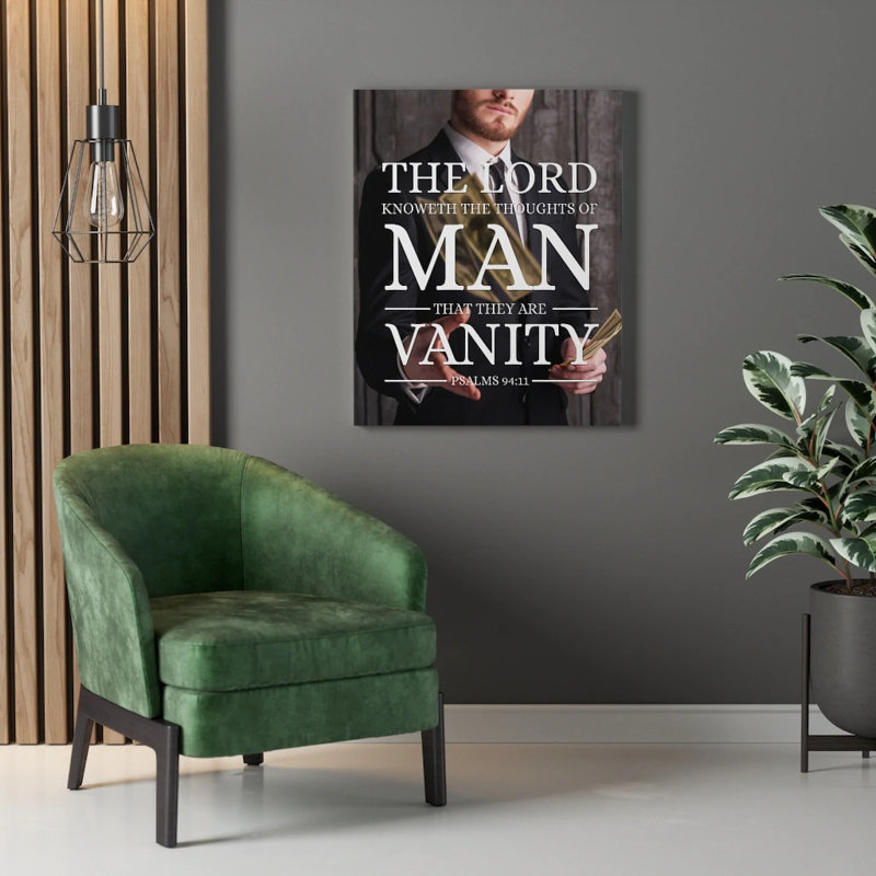 Thoughts Of Man - Wrapped Canvas Print, 61cm H x 46cm W
