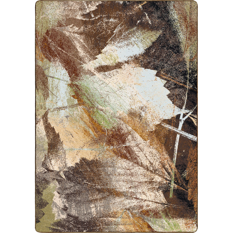 Feuilles pressées, Rectangle 3 pi 10 po x 5 pi 4 po