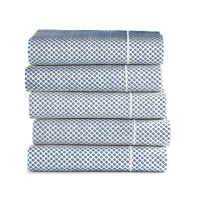 Drap-housse en satin de coton de qualité égyptienne à densité de tissage 300 fils Emma