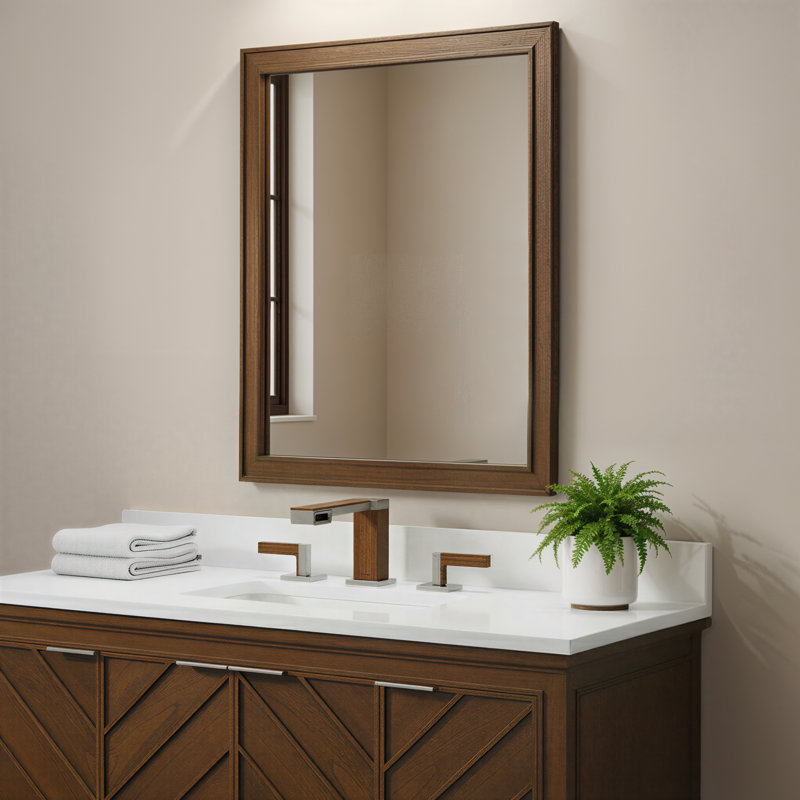 LaRay 22 Wood Mirror, 28 x .875 x 30