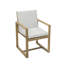 Chaise de patio avec coussins amovibles pour patio, cour arrière, jardin