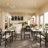 3-Piece Dining Table Set With Faux Marble Tabletop, Under-The Table Storage And Cushioned Chairs For Small Space, Minimalist Dining Set For Kitchen, Home Bar And Patio-1784193244