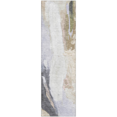 Premium Machine Washable Mouton Abstract Rug
