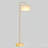 [Upgraded] LED Floor Lamp For Living Room, 3 Color Temperature Floor Lamp With Foot Switch Modern Standing Lamp Tall Pole Floor Reading Lamp For Bedroom, Study Room, Office, 9W Bulb Included, Gold