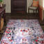 Tapis oriental rouge / gris Mangassa-1402094577