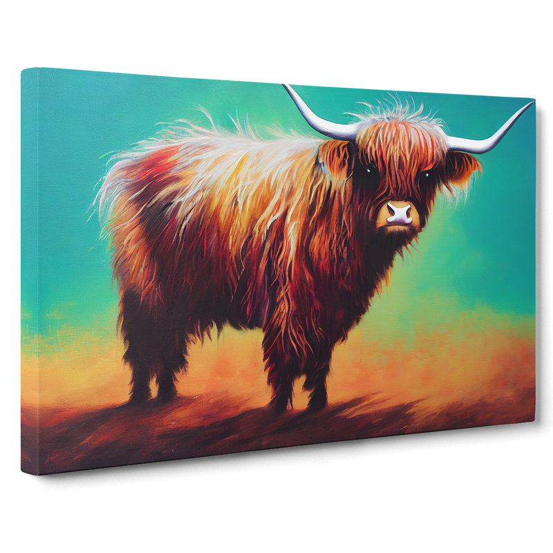 Highland Cow Vol.1 - Wrapped Canvas Print, 35cm H x 50cm W x 3cm D