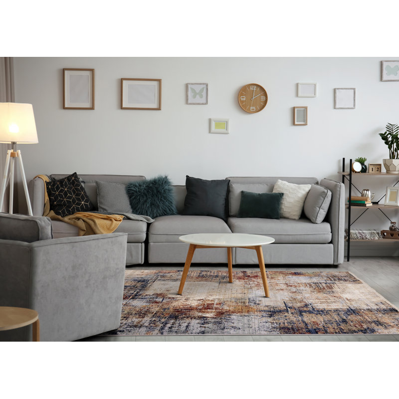 Tapis antidérapant Nalae, Rectangle 5 pi 3 po x 7 pi 7 po