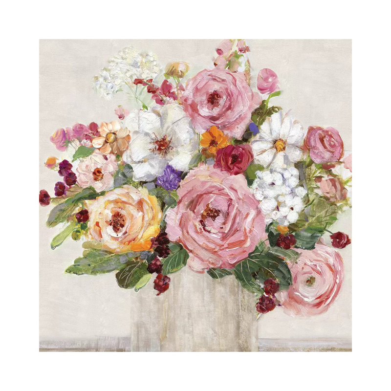 Becoming Blush II by Sally Swatland - Gallery-Wrapped Canvas Giclée on Canvas, Canvas, 30.48 cm H x 30.48 cm W