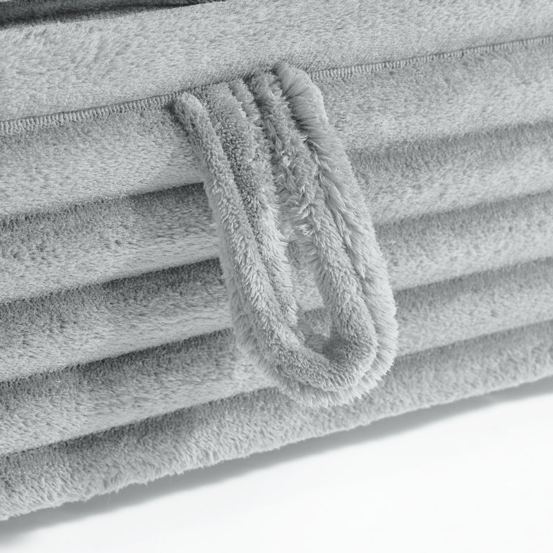 Repose-pieds de rangement Ermia, Gris