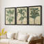 «Burlap Palm Silhouette I», toile tendue avec châssis sur mesure - 3 pièces-1540726533-1540726534