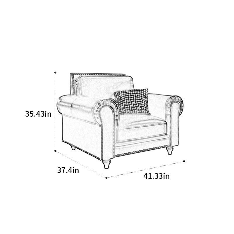 American retro - style sofa