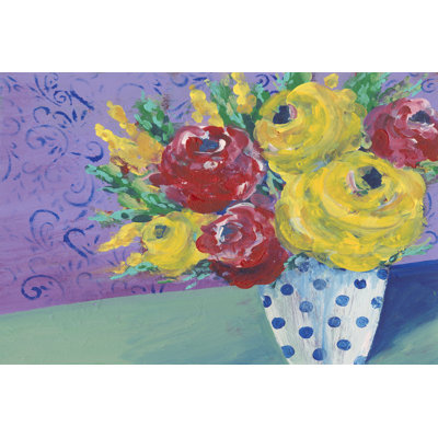 Fearless Floral I by Regina Moore - Wrapped Canvas Painting