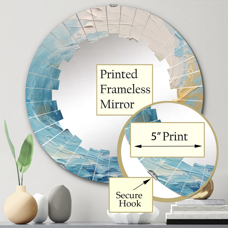 Miroir mural Metochi, 24 po x 24 po