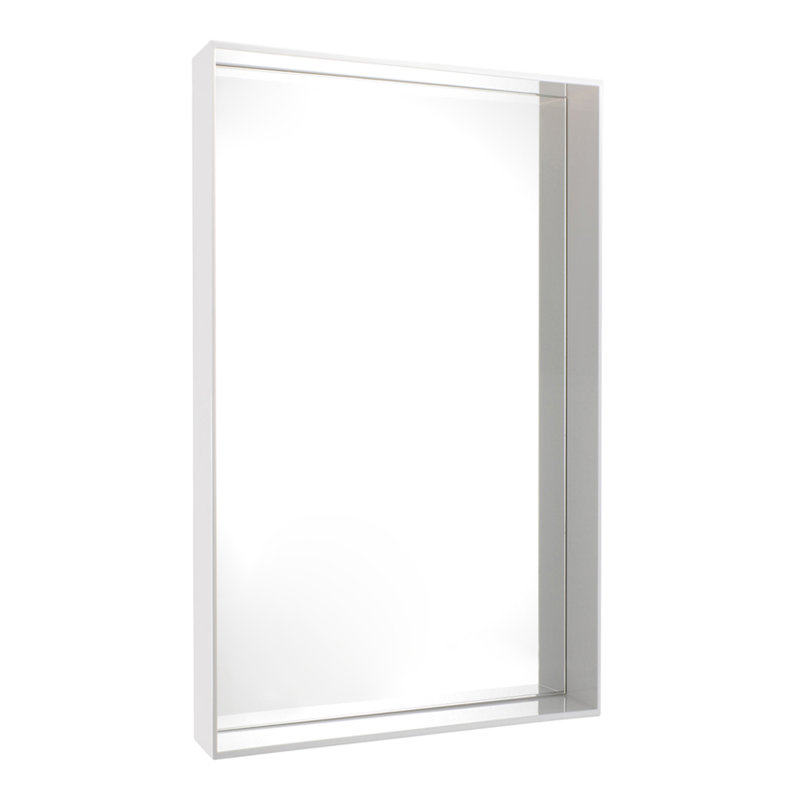 Only Me Wall Mirror, 70.87" x 31.5", Glossy White