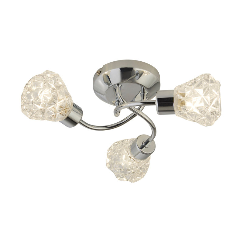 Glass Semi Flush Mount