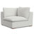 Maud Modular Sofa and Ottoman Set 125-inch-wide L-Shaped Sofa and Matching 36-inch-wide Table Ottoman for Living Room