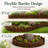 0.65ft * 2ft Natural Black Bamboo Border Edging