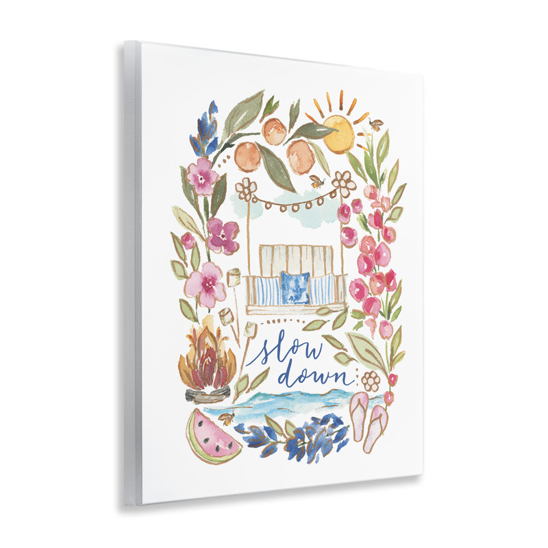 "Slow Down Summer Florals" par Blue Chair Blessing