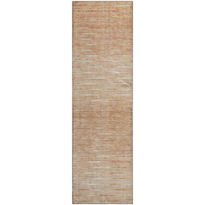 Premium Machine Washable Prisco Salmon Rug