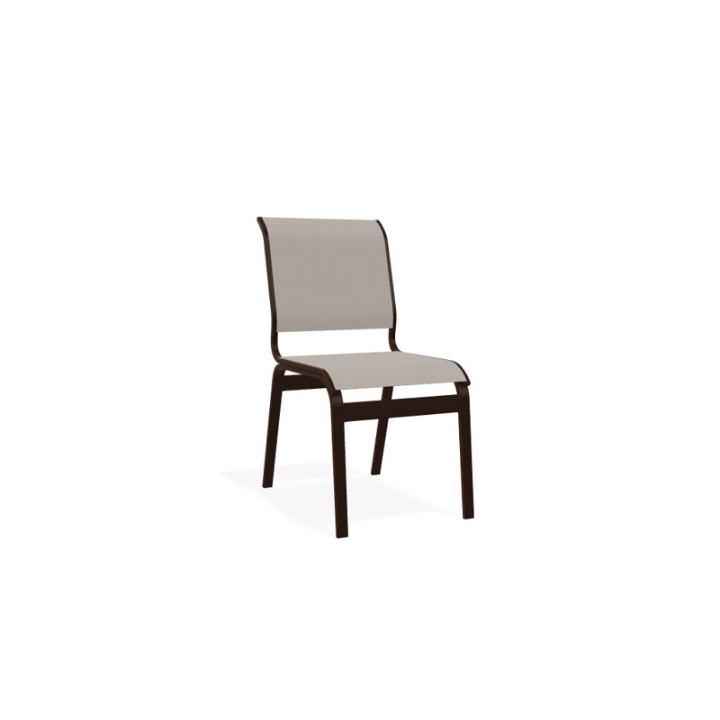 Chaise d'appoint de salle à manger Hiraku, Kona texturé, Naturel