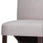 Chaise de salle à manger rembourrée Avalon avec dossier incurvé ergonomique de style moderne Avalon-1487848098