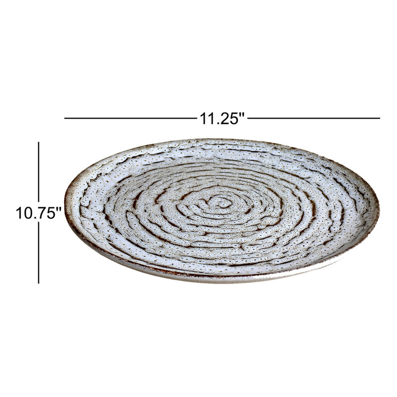 Truffle Stoneware Dinner Plate