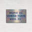 Art mural en métal Red Barrel Studio® «Home Is Where Your Dog Is» par Dean Russo-232271932