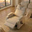 Fauteuil d'appoint rembourré gris clair Classic Classic
