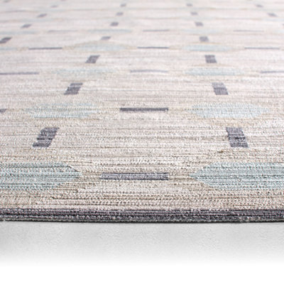 Jaipur Living Alaric Power Loomed Modern/Contemporary Blue/Gray Area Rug (8'6inX11'6in)