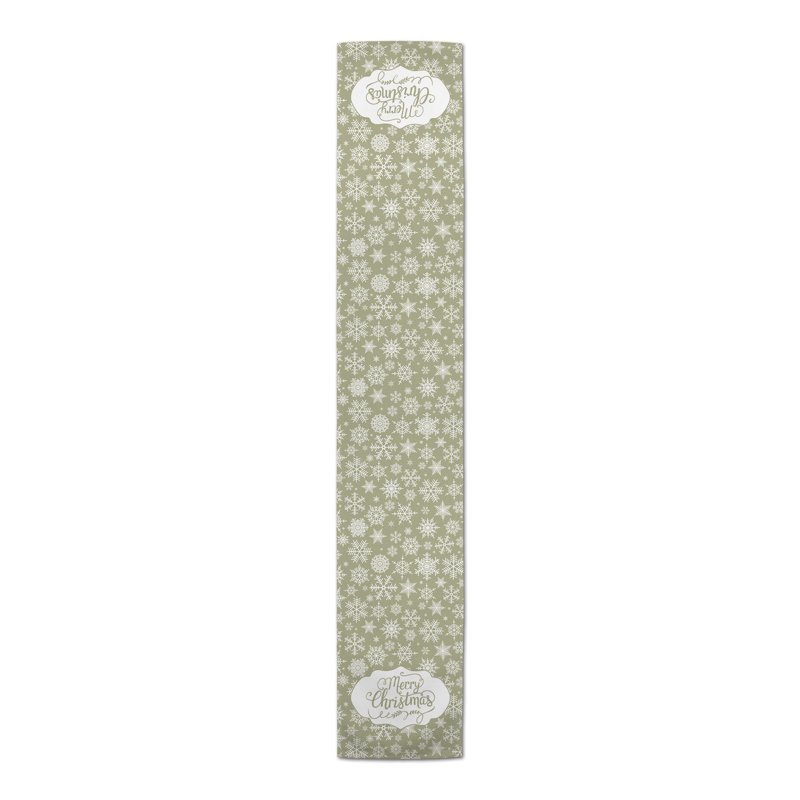 Chemin de table géométrique en coton 100% Waldo, L 90 po x l 16 po