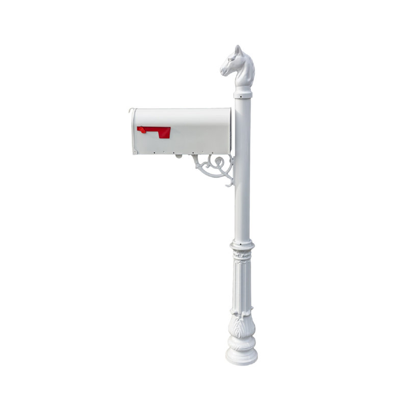 Aluminum Post Mounted Mailbox