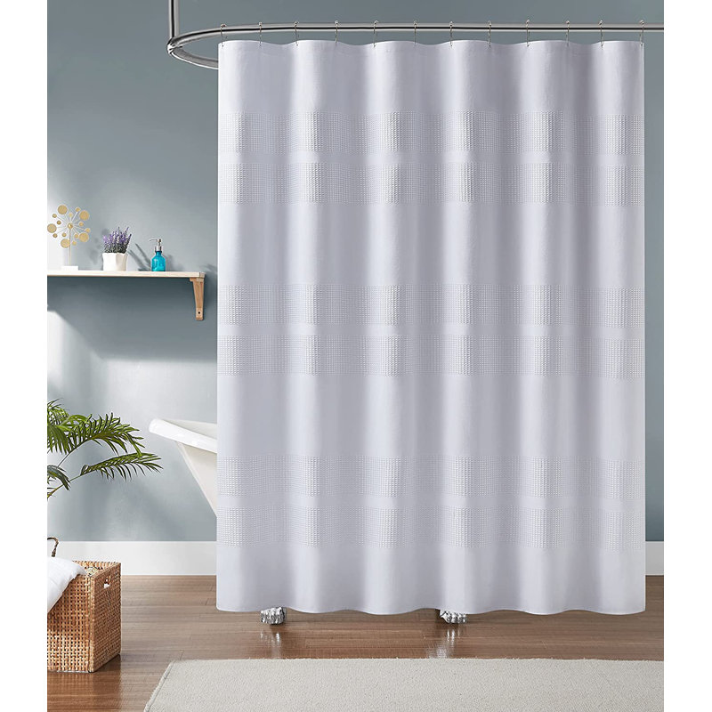 Rideau de douche Chloe-Nicole, Blanc