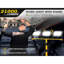 21000lumen Led Work Lights With Stand - 3 Head Portable Work Light With 16ft Cord