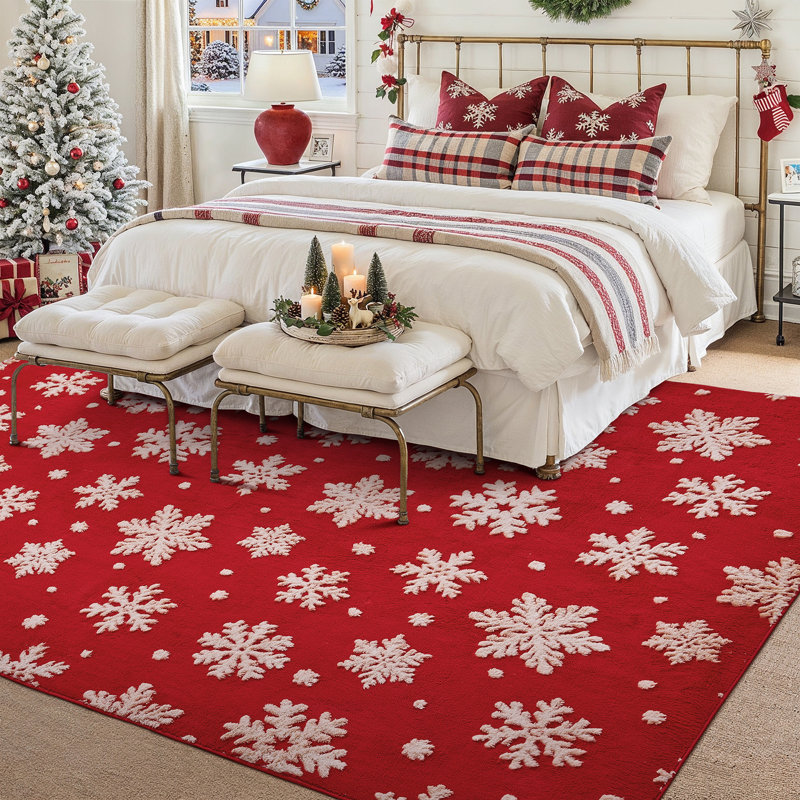 Tapis d'intérieur Frost Christmas, Rectangle 6 pi x 9 pi