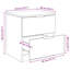 45cm W Manufactured Wood Bedside Table-1475394269